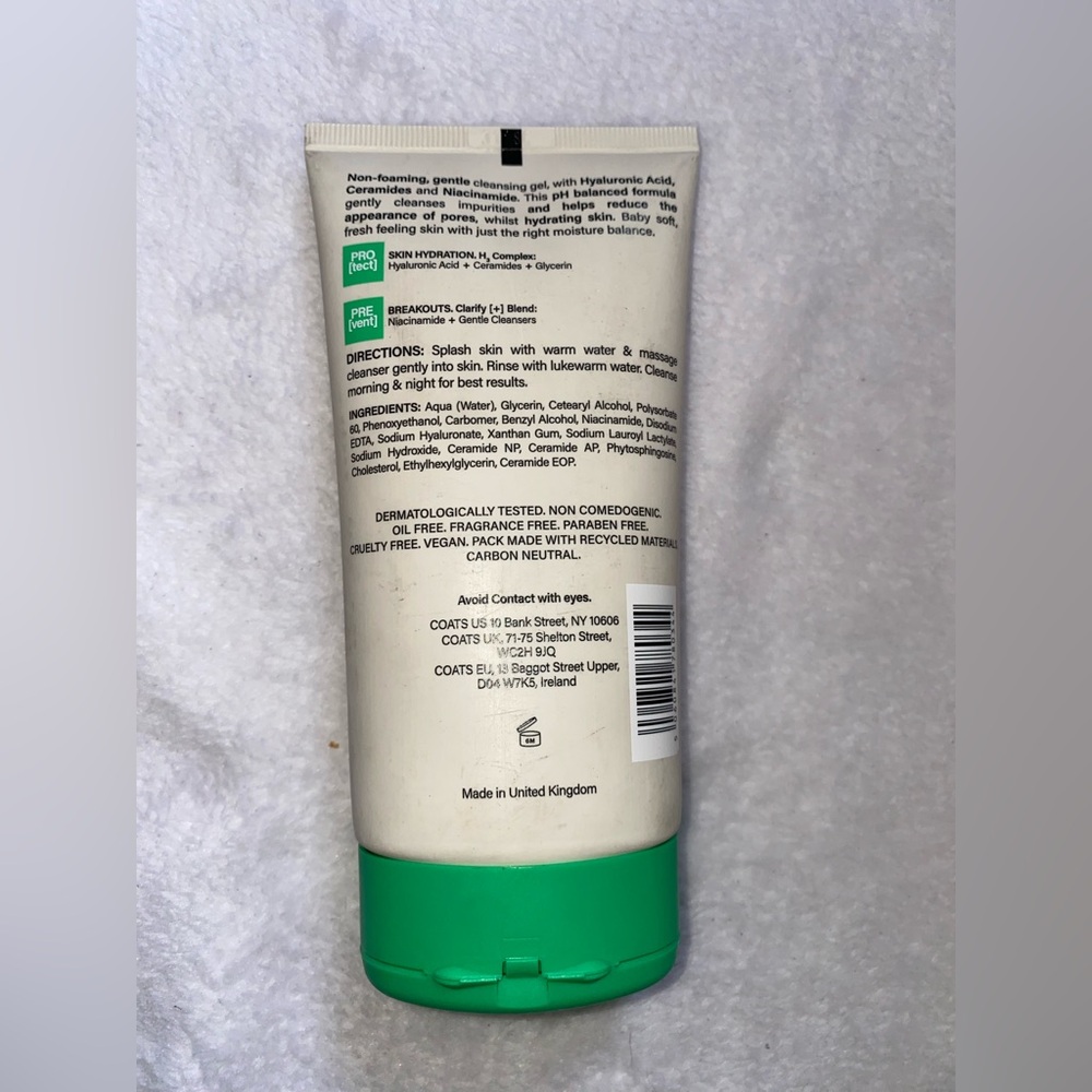 COATS Gentle Hydrating Cleanser 150ml - Niacinamide & Ceramides - NEW - Picture 2 of 4